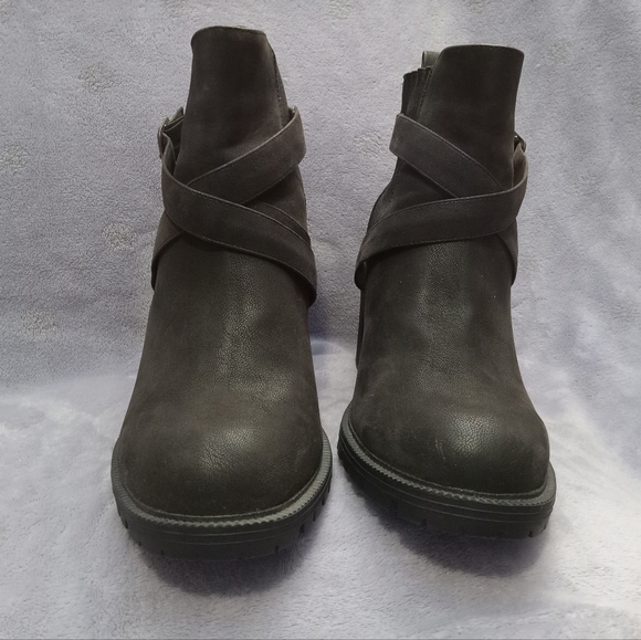 Torrid Criss Cross Boots Wide Width - Picture 11 of 16